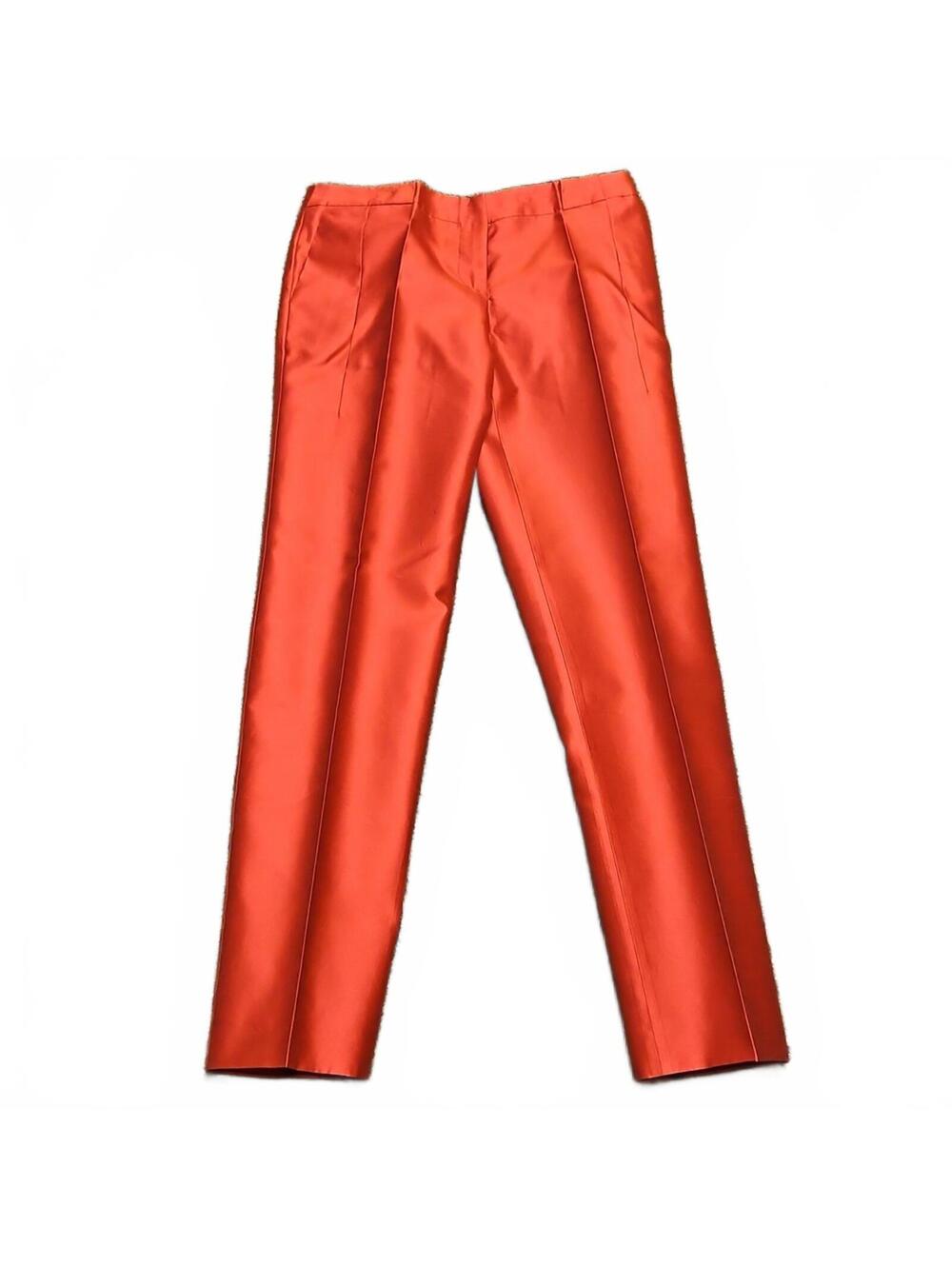 Giorgio Armani | Red Satin Trousers | 38